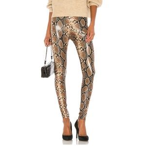 Commando faux snake leggings NWOT S
